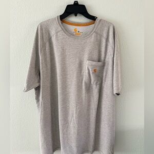 Carhartt Men's Force Relaxed Fit Midweight Pocket T-Shirt Gray XXL 2XL